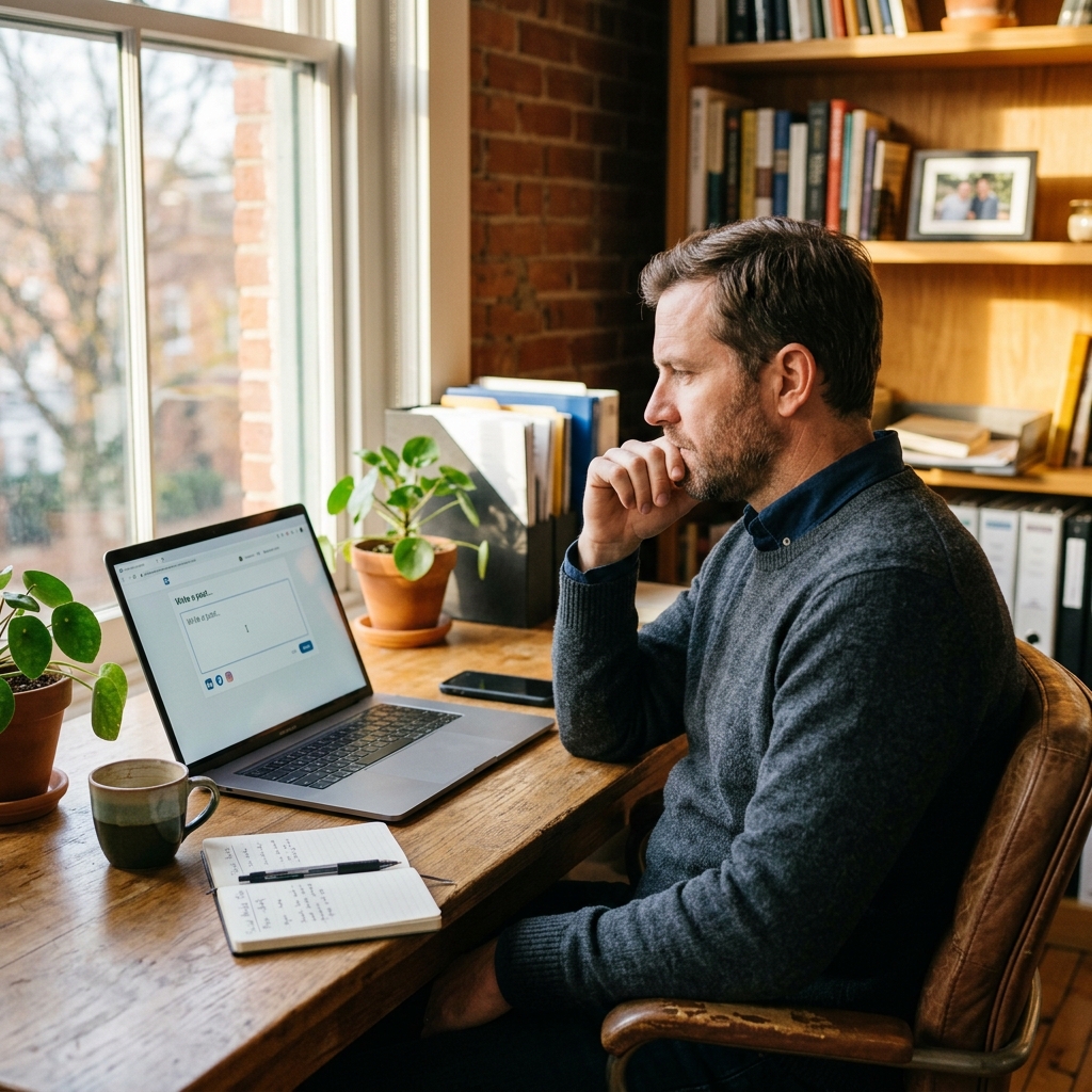Personne n'a vraiment envie de publier sur Facebook ou LinkedIn (et c'est normal)